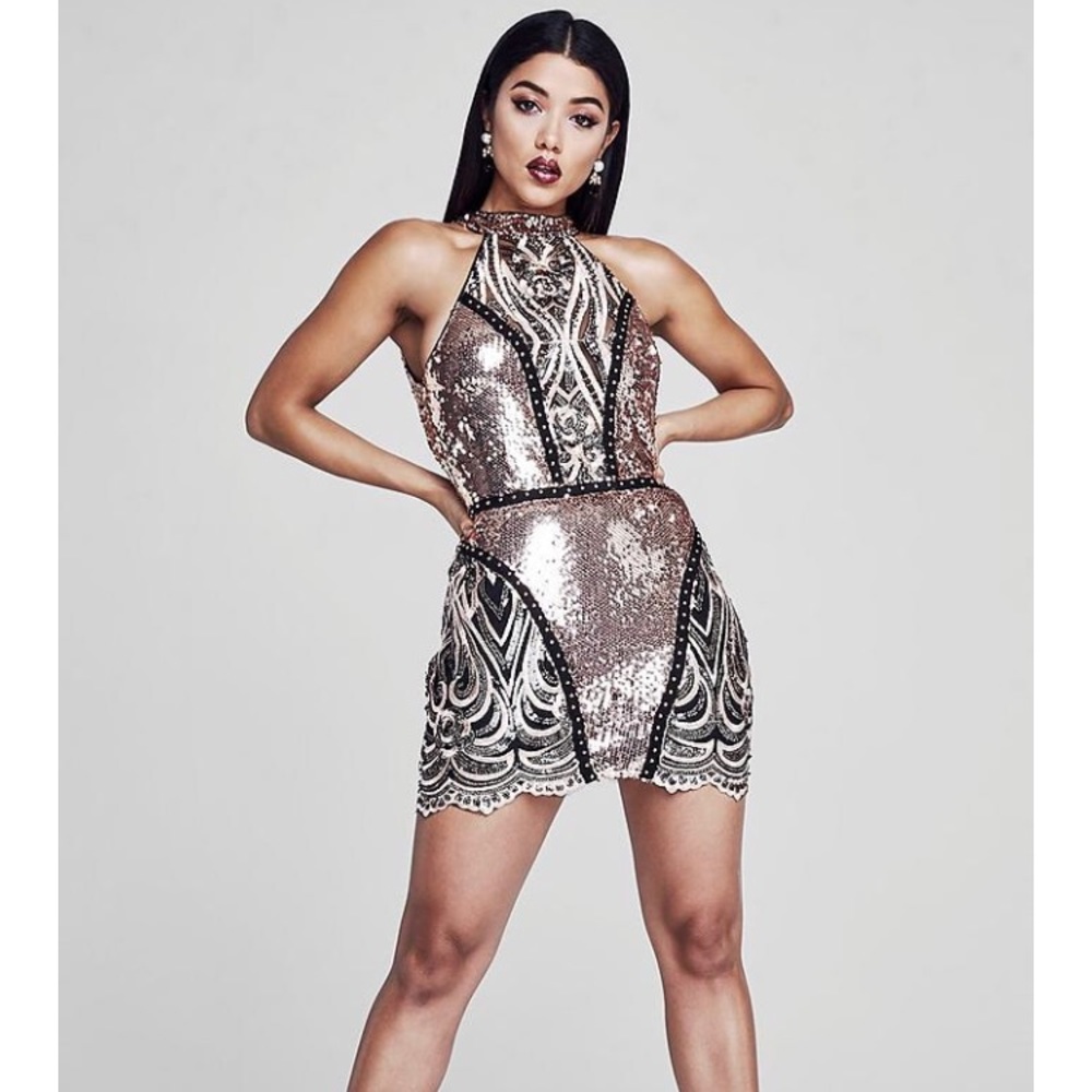 Boohoo premium dress